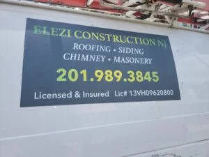Details about Elezi Construction NJ roofing business company.